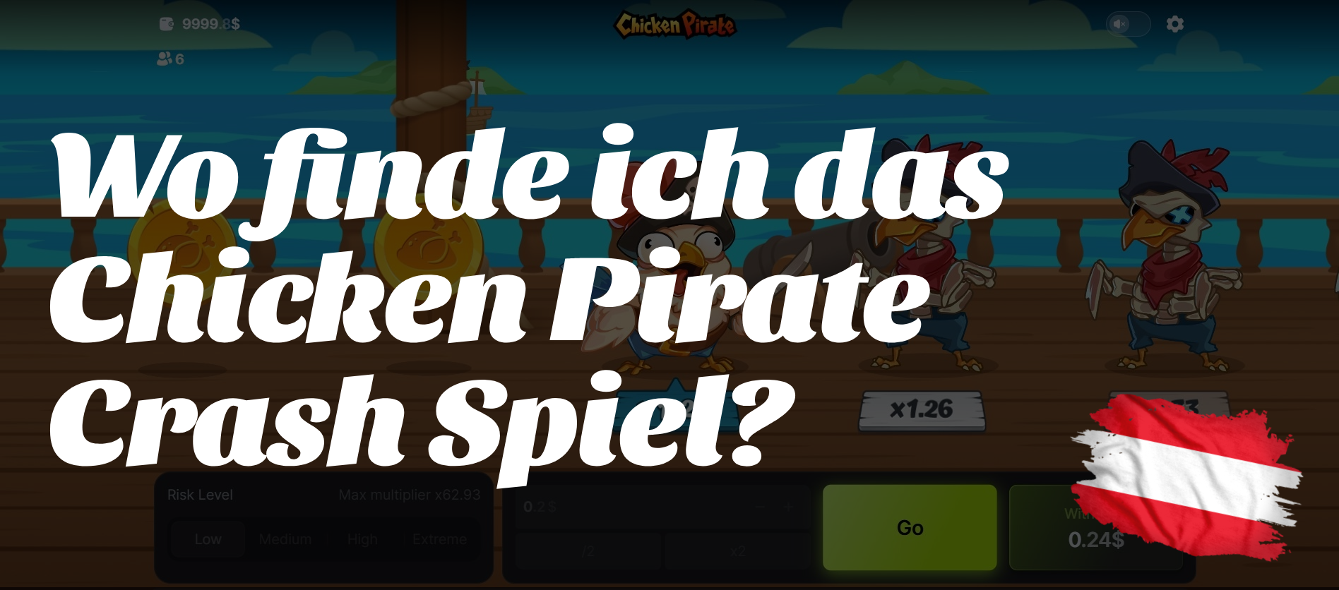 Chicken Pirate Casino-Spiel